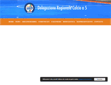 Tablet Screenshot of figcdelegazionecalcioa5-sardegna.com